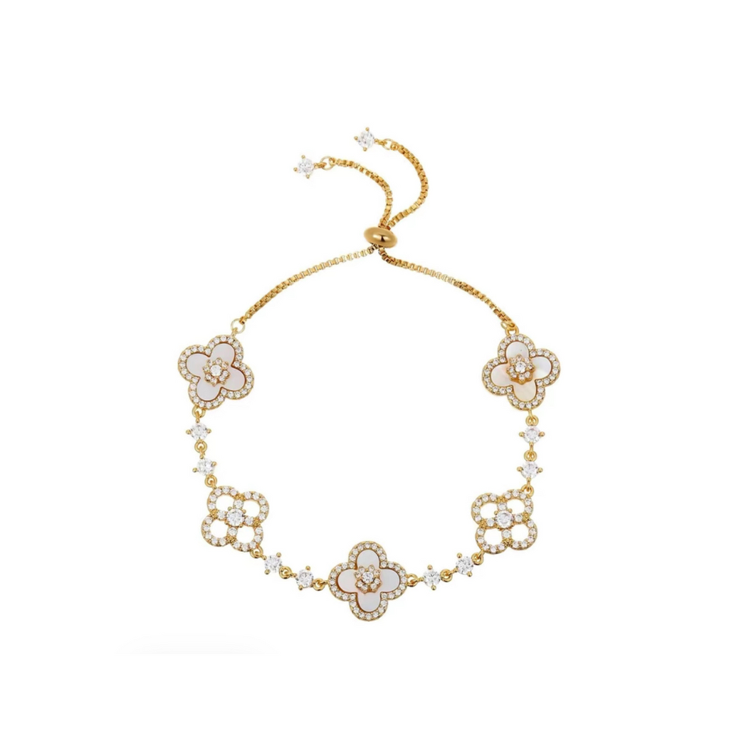 Pearl Essence Clover Bracelet for Women
