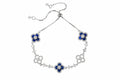Royal Oceania Blue Clover Bracelet for Women
